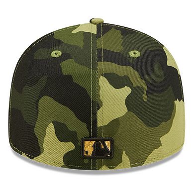 Men's New Era Camo Chicago Cubs 2022 Armed Forces Day On-Field Low Profile 59FIFTY