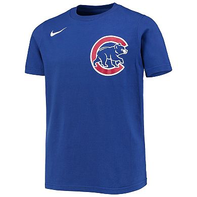 Youth Nike Seiya Suzuki Royal Chicago Cubs Player Name & Number T-Shirt