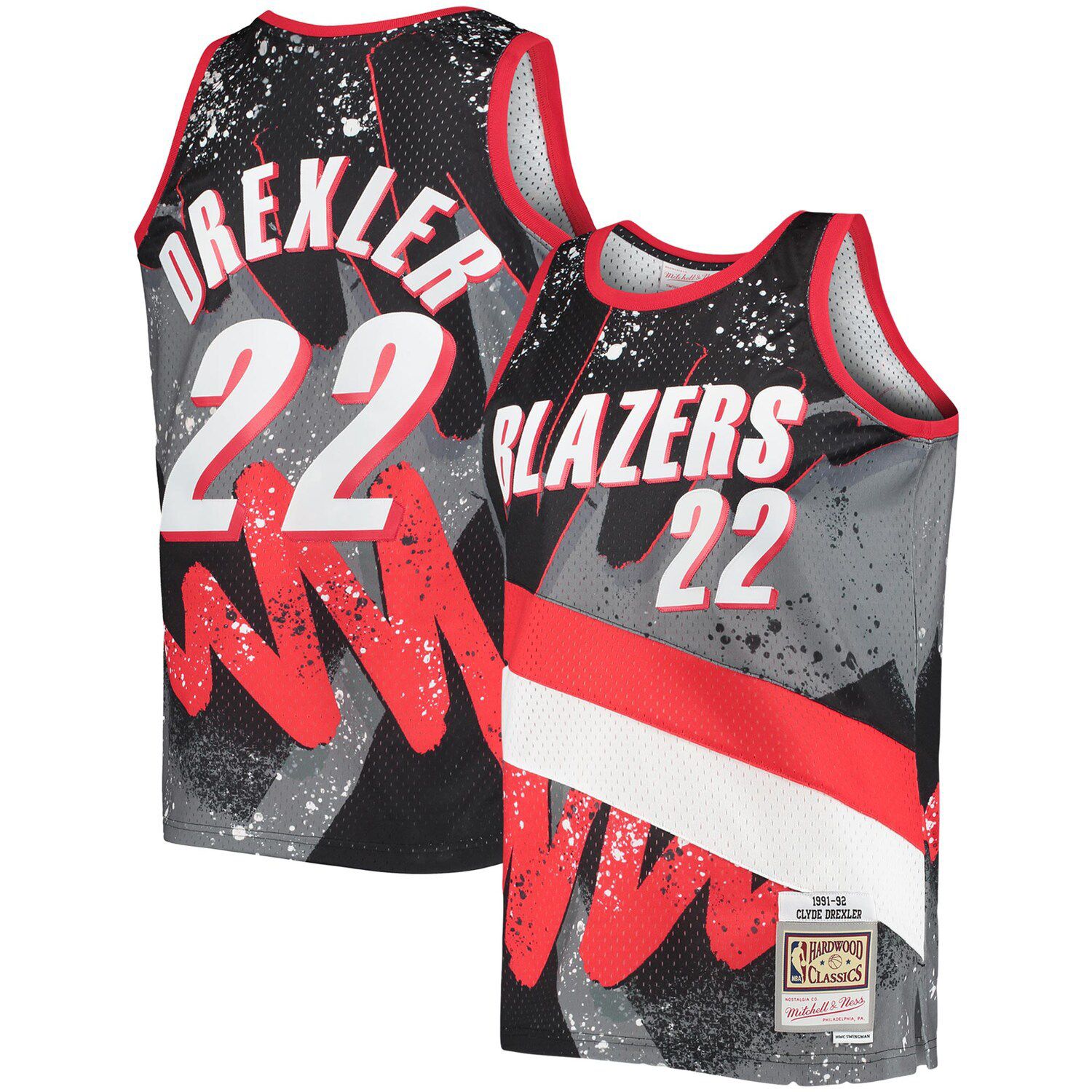 Mitchell & Ness Clyde Drexler Houston Rockets Swingman Jersey – Offizielles NBA Throwback-Trikot