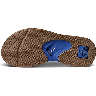 Women s REEF Los Angeles Dodgers Fanning Bottle Opener Sandals