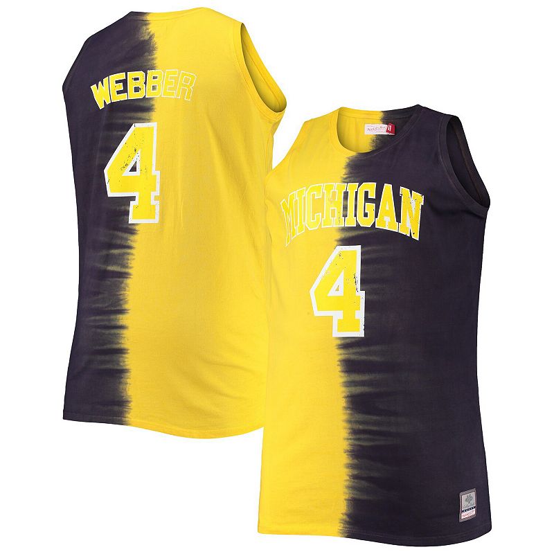 Youth Mitchell & Ness Chris Webber Navy Michigan Wolverines