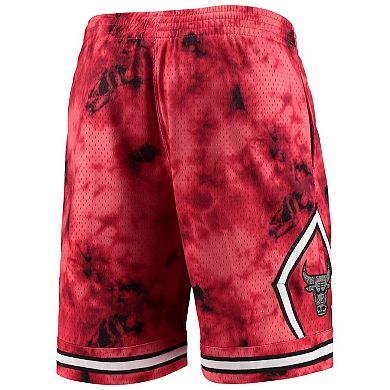 Men's Mitchell & Ness Red Chicago Bulls Hardwood Classics 1997 Galaxy Swingman Shorts