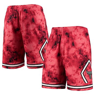 Men's Mitchell & Ness Red Chicago Bulls Hardwood Classics 1997 Galaxy Swingman Shorts