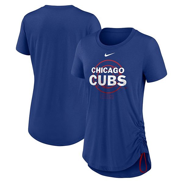 Men's Under Armour Green Chicago Cubs Team Logo Tri-Blend Performance T- Shirt