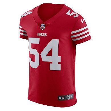 Men's Nike Fred Warner Scarlet San Francisco 49ers Vapor Elite Jersey