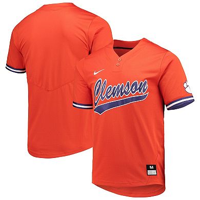 Unisex Nike Orange Clemson Tigers Two-Button Replica Softball Jersey