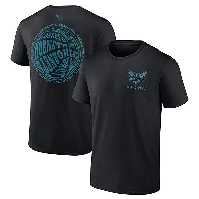 Men's Fanatics Branded Black Charlotte Hornets Basketball Street Collective T-Shirt