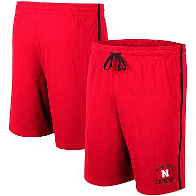 Men's Colosseum Scarlet Nebraska Huskers Thunder Slub Shorts