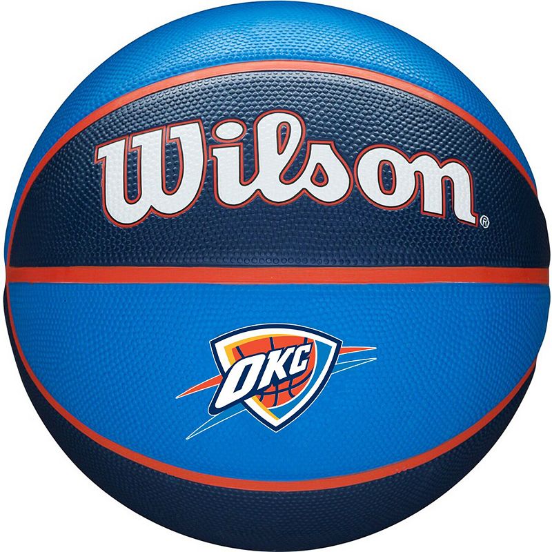 Wilson Oklahoma City Thunder Team Tribute Basketball, Multicolor