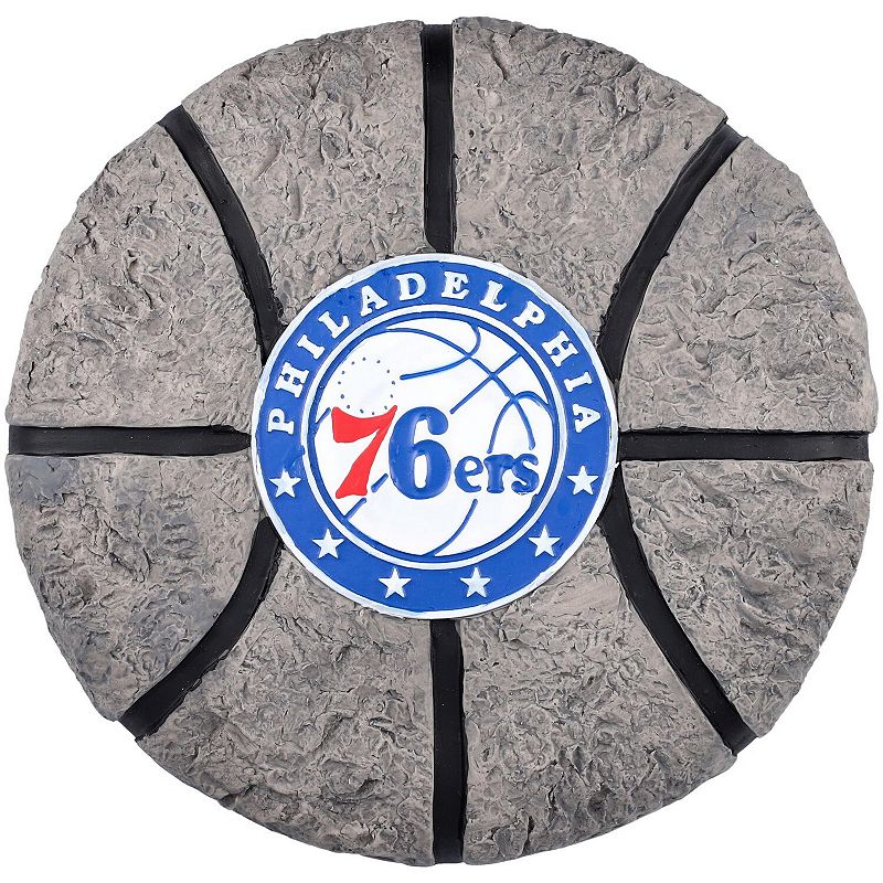 FOCO Philadelphia 76ers Ball Garden Stone, Multicolor