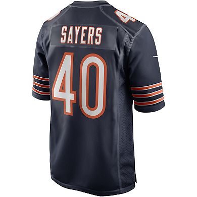 Men's Nike Gale Sayers Navy Chicago Bears Game Retired Player Jersey