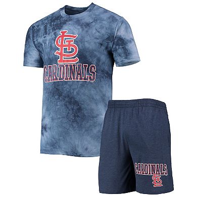 Men's Concepts Sport Navy St. Louis Cardinals Billboard T-Shirt & Shorts  Sleep Set