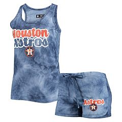 Women's Concepts Sport White/Navy Cleveland Guardians Plus Size Tank Top & Shorts Sleep Set