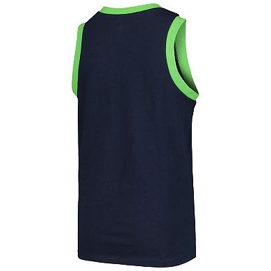 Youth College Navy Seattle Seahawks Striker Tank Top