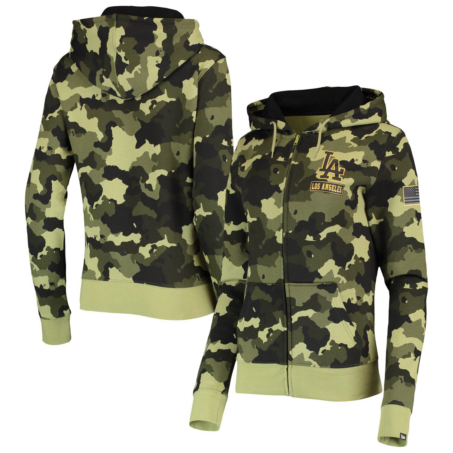 Men's Black/Realtree Camo Green Bay Packers Logo Ranger Pullover Hoodie