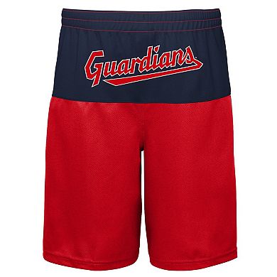 Youth Jose Ramirez Red Cleveland Guardians Pandemonium Name & Number Shorts