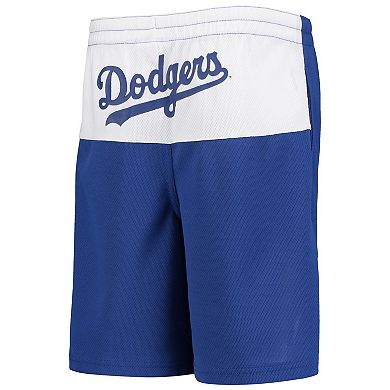 Youth Clayton Kershaw Royal Los Angeles Dodgers Pandemonium Name & Number Shorts