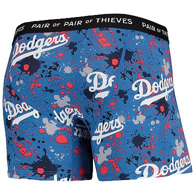 Men's Pair of Thieves Royal/Black Los Angeles Dodgers Super Fit 2-Pack Boxer Briefs Set