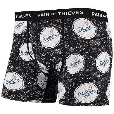 Men's Pair of Thieves Royal/Black Los Angeles Dodgers Super Fit 2-Pack Boxer Briefs Set