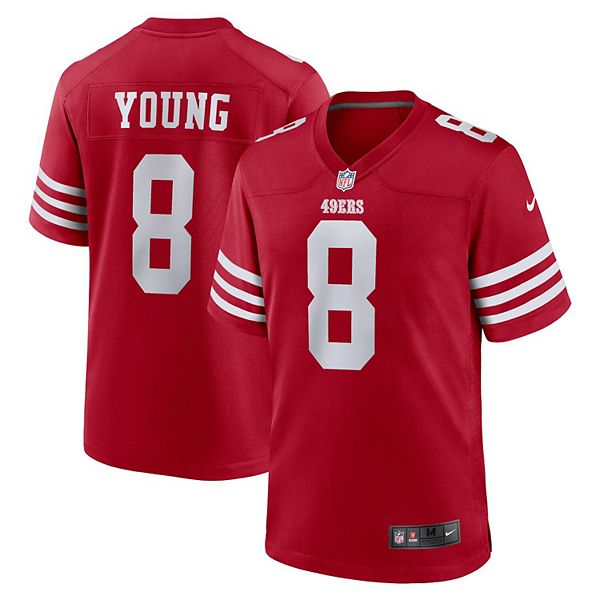 Men's Mitchell Ness Steve Young Scarlet San Francisco 49ers, 60% OFF