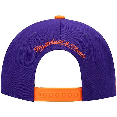 Men's Mitchell & Ness Purple/Orange Phoenix Suns Hardwood Classics Snapback Hat
