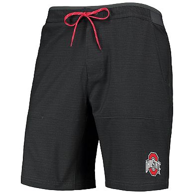 Men's Columbia Charcoal Ohio State Buckeyes Twisted Creek Omni-Shield Shorts