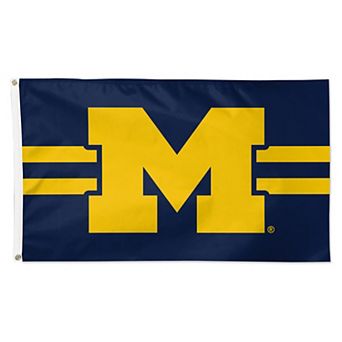 WinCraft Michigan Wolverines 3' x 5' Horizontal Stripe Deluxe Single-Sided Flag