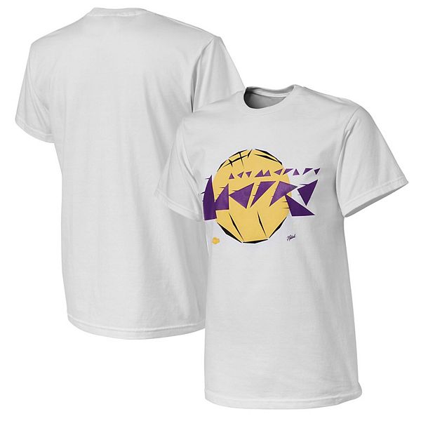 NWT LOS ANGELES LAKERS NBA Authentic Y & R Graphic Designer Tee Shirt - XL