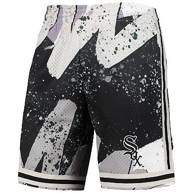 Men's Mitchell & Ness Black Chicago White Sox Hyper Hoops Shorts