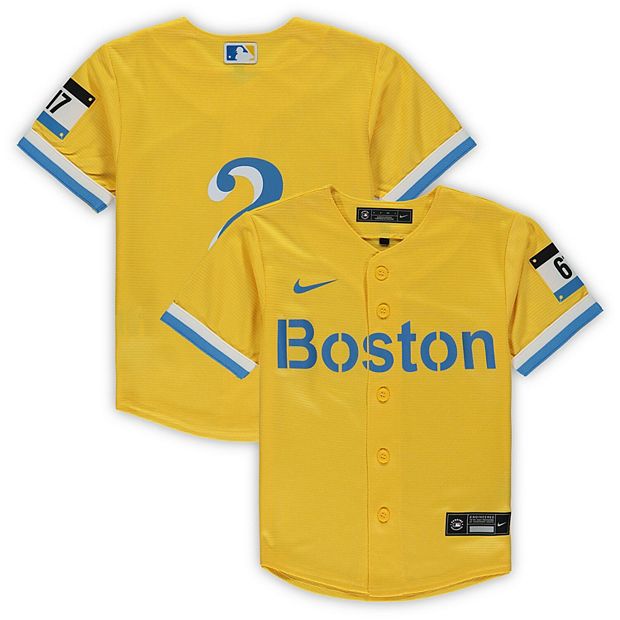 Men's Boston Red Sox Nike Gold City Connect Authentic Jersey