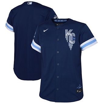 Toddler Nike Navy Kansas City Royals City Connect Replica Jersey
