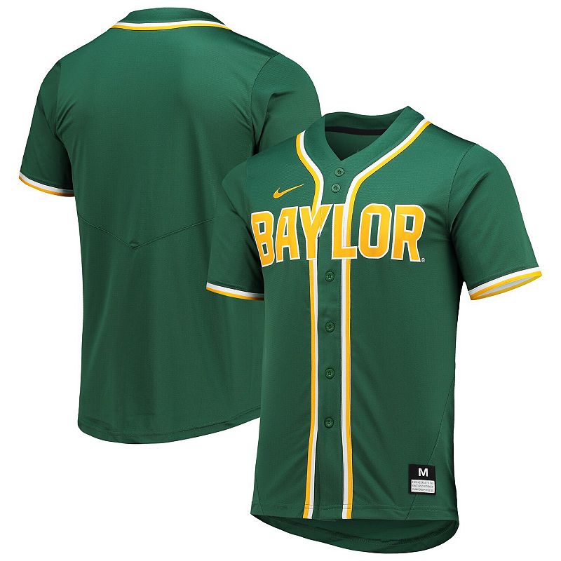Men's Nike Green Baylor Bears Replica Baseball Jersey, Size: 2XL, Bay Green