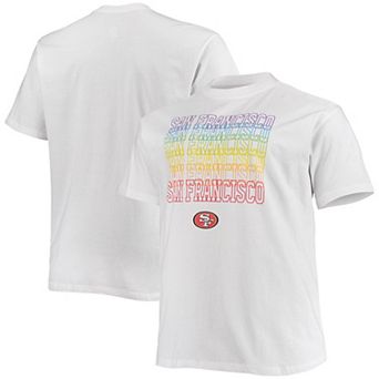 Men's Fanatics Branded White San Francisco 49ers Big & Tall City Pride T-Shirt