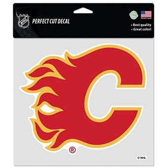 WinCraft Calgary Flames 8'' x 8'' Perfect Cut Decal