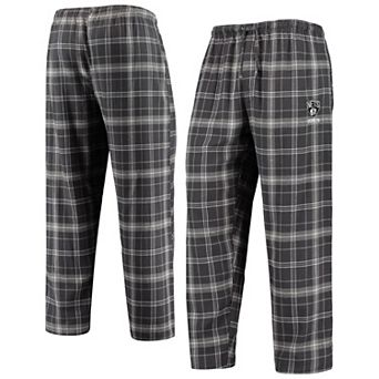 Men's Concepts Sport Charcoal/Gray Brooklyn Nets Ultimate Plaid Flannel Pajama Pants