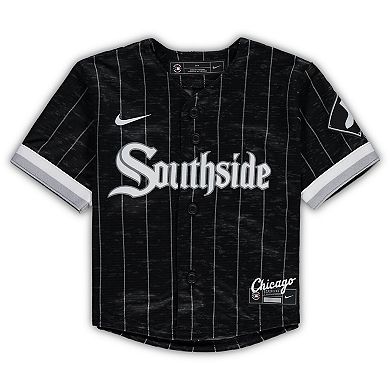 Infant Nike Black Gray Chicago White Sox 2021 Mlb City Connect Replica 