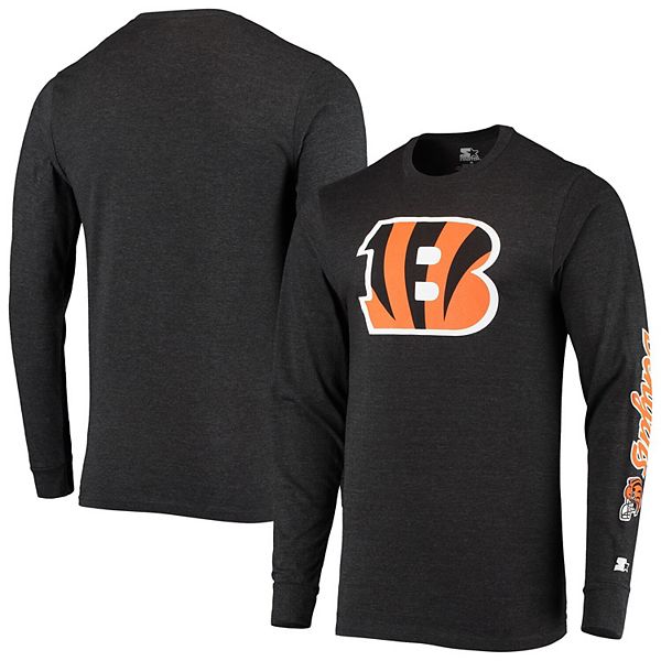 Men's Black Cincinnati Bengals Big & Tall Team Color Polo