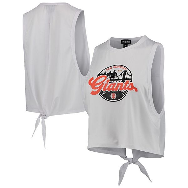 Lids San Francisco Giants Women's Plus Pride Scoop Neck T-Shirt - White