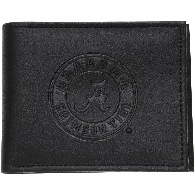 Mens Black Alabama Crimson Tide Hybrid Bi-Fold Wallet