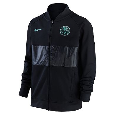 Youth Nike Black Club America I96 Anthem Raglan Full-Zip Jacket