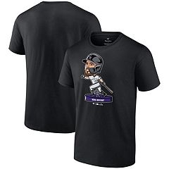 Women's San Francisco Giants Kris Bryant Nike Black Name & Number T-Shirt