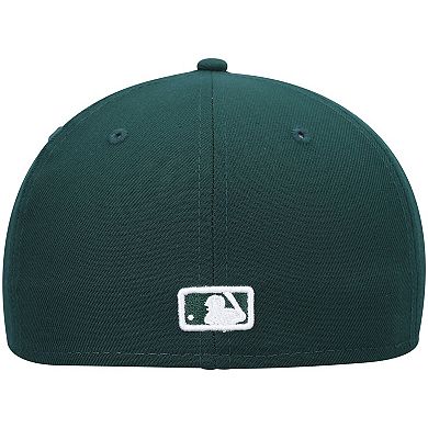 Men's New Era Green Colorado Rockies White Logo 59FIFTY Fitted Hat