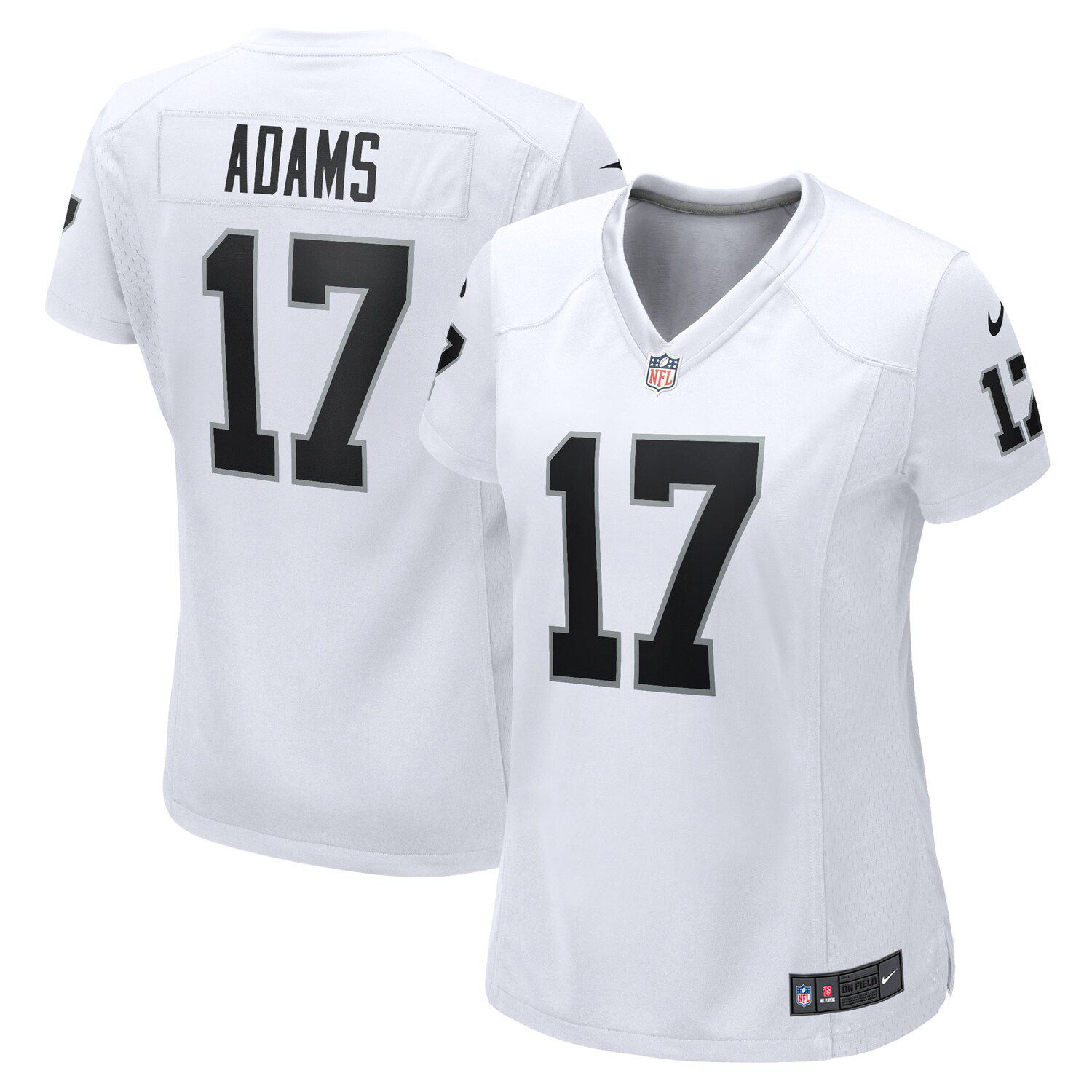 womens white raiders jersey