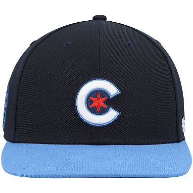 Men's '47 Navy Chicago Cubs 2021 City Connect Captain Snapback Hat
