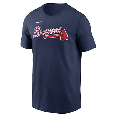 Men's Nike Matt Olson Navy Atlanta Braves Name & Number T-Shirt