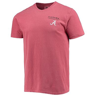 Men's Crimson Alabama Crimson Tide Landscape Shield Comfort Colors T-Shirt