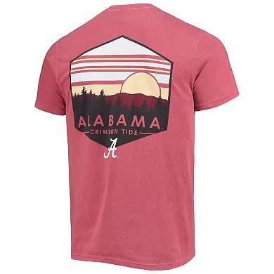 Men's Crimson Alabama Crimson Tide Landscape Shield Comfort Colors T-Shirt