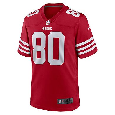 Men's Nike Jerry Rice Scarlet San Francisco 49ers Retired Team Player Game Jersey