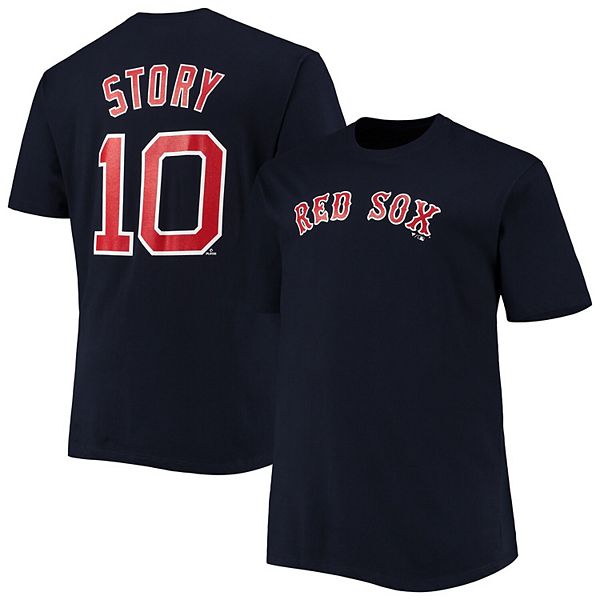 Trevor Story Boston Red Sox Youth Scarlet Roster Name & Number T-Shirt 