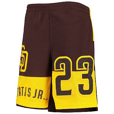 Youth Fernando Tatis Jr. Brown San Diego Padres Pandemonium Name & Number Shorts